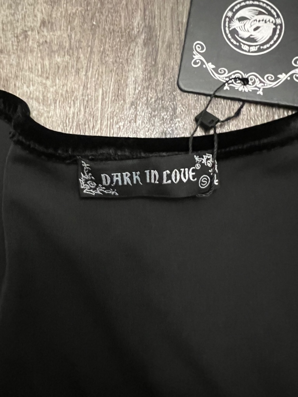 Dark in Love Velvet Purple Detail Mini Dress - Picture 8 of 10
